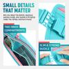 Alpha Keeper Hidden Travel Money Belt - RFID Blocking Waist Wallet & Passport Holder for Women and Men, Anti-Theft Slim Security Pouch view 2