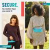 Alpha Keeper Hidden Travel Money Belt - RFID Blocking Waist Wallet & Passport Holder for Women and Men, Anti-Theft Slim Security Pouch view 3