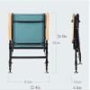 Computer Chair , Camping Chairs Outdoor Furniture Beach Chairs Portable Folding Armchair Backrest Chair Full Terrain Wild Fishing Chair for Outdoor Camp Picnic Hiking Folding Chairs Patio Chairs for O view 2