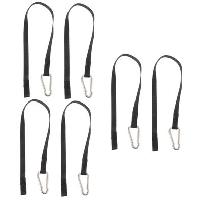 BESPORTBLE 6pcs Pull Down Rope Dual Grip Tricep Rope for Home Gym Bodybuilding Exercise Cable Machine Attachment