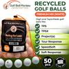 Golf Ball Monkey Cheap Recycled Golf Balls for Taylormade Golf Balls White Mix 24 Pack in Good Condition- TP5, TP5X, ProjectA, Tour Response, Distance Plus, RBZ & More (Includes Mesh Bag) view 2
