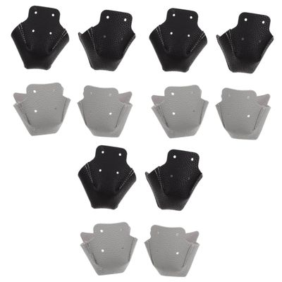 BESPORTBLE 6pairs Ice Skates Toe Caps Toe Protectors for Roller Skates and Ice Skating Shoes Lightweight and Portable Fit for Black and Gray