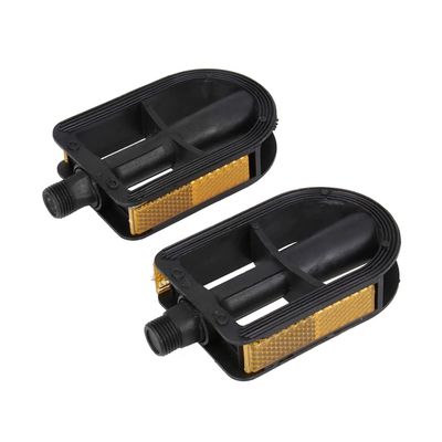 Non-Slip Kids Bike Pedals - Adjustable Fit for Growing Children, Easy Installation, Black, 4.09X2.40X0.94 Inches