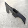 Carbon Steel Axe Adze Head Bearded Hatchet Axe Head with Adze Blade - Two Blades Tool view 3