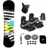 Symbolic M3 Blemish 163cm Snowboard and Black Bindings Package Leash, Stomp, Mask Mens Womens (163-BlemCambr+XL Binding(M 9-14) cre13) view 1