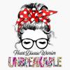 Heart Disease Warrior Unbreakable Heart Disease Ribbon Sticker Vinyl Decal Car Laptop Wall Window Bumper Sticker 5" view 1