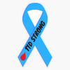T1D Strong Awareness Ribon Sticker Vinyl Decal Car Laptop Wall Window Bumper Sticker 5" view 1