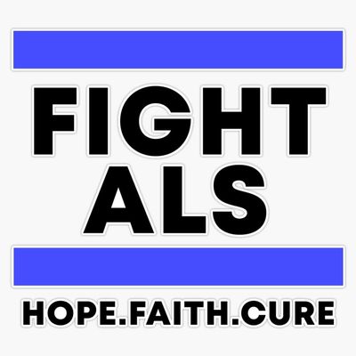 Fight ALS Hope Faith Cure Sticker Vinyl Decal Car Laptop Wall Window Bumper Sticker 5"