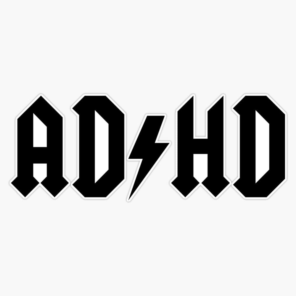 AD HD Sticker Vinyl Decal Car Laptop Wall Window Bumper Sticker 5"
