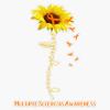 Sunflower You are My Sunshine Multiple Sclerosis Awareness Sticker Vinyl Decal Car Laptop Wall Window Bumper Sticker 5" view 1
