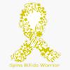 Spina Bifida Warrior Spina Bifida Ribbon Strong Hope Believe Fight Faith Brave Sticker Vinyl Decal Car Laptop Wall Window Bumper Sticker 5" view 1