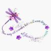 Alzheimer Awareness Dragonfly Remember Quotes Sticker Vinyl Decal Car Laptop Wall Window Bumper Sticker 5" view 1