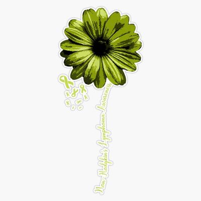 Non Hodgkins Lymphoma Awareness Warrior Pretty Gift Sticker Vinyl Decal Car Laptop Wall Window Bumper Sticker 5"