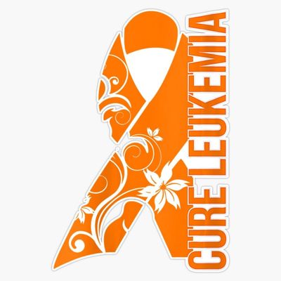 Leukemia Awareness Leukemia Awareness Month Sticker Vinyl Decal Car Laptop Wall Window Bumper Sticker 5"