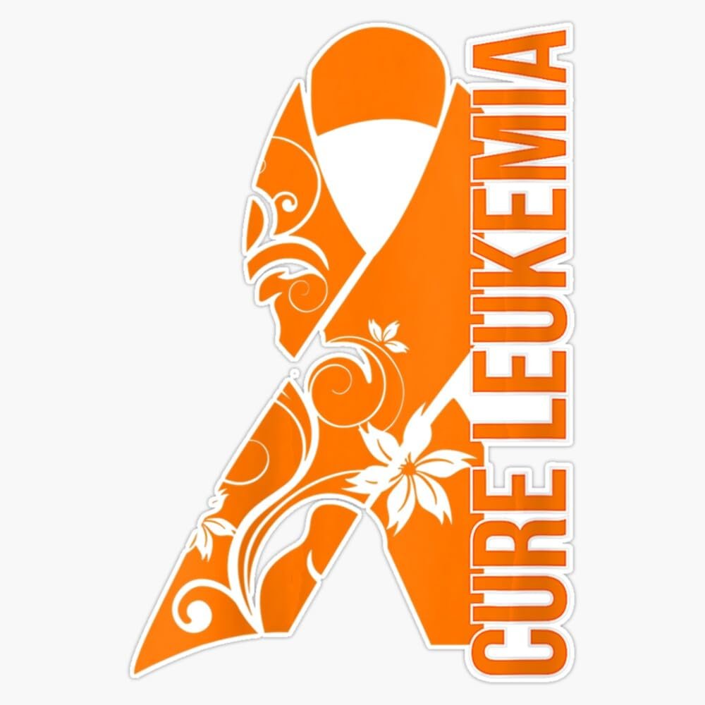 Leukemia Awareness Leukemia Awareness Month Sticker Vinyl Decal Car Laptop Wall Window Bumper Sticker 5"