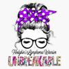 Hodgkin's Lymphoma Warrior Unbreakable Hodgkin's Lymphoma Ribbon Sticker Vinyl Decal Car Laptop Wall Window Bumper Sticker 5" view 1