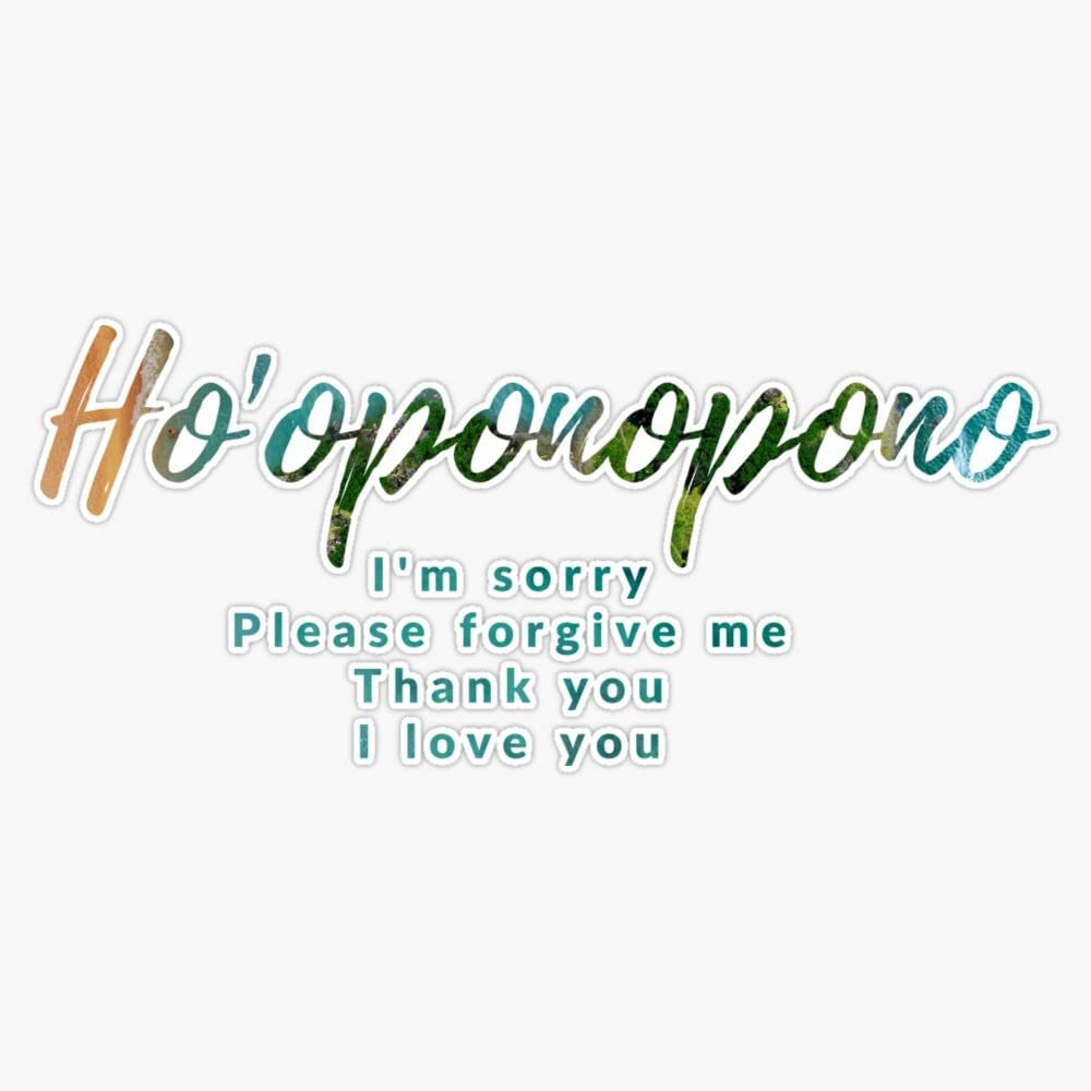 Ho'oponopono Sticker Vinyl Decal Car Laptop Wall Window Bumper Sticker 5"