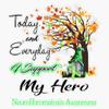 Neurofibromatosis Awareness Today and Everyday i Support My Hero Sticker Vinyl Decal Car Laptop Wall Window Bumper Sticker 5" view 1