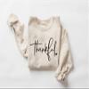 Thankful Sweatshirt, Thanksgiving Sweatshisrt, Thankful shirt, Thanksgiving Sweater for Women, Fall Autumn Crewneck Multicolor view 2