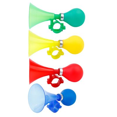 Toddmomy 4pcs Bicycle Horn car Horns auto car Accessories Kids car Accessories Squeeze Horn Bikes Bike Horn Replacement Horn for Bike Kids Bike Air Pressure Horn Plastic Cruiser
