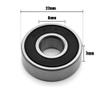 10pcs ABEC-5 608 2rs 608-2rs 8 * 22 * 7 Mm Skate Scooter Skateboard Wheels Spare Bearings Ball Roller Precision Shafts Bearing Steel (Size : 608-2RS, Color : ABEC 5) view 2