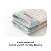 Cozy 1 Pair of Gloves Female Winter Half Finger Knitted Padded Warm Students Cycling Cute Warm Gloves Gift view 2