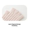 Cozy 1 Pair of Gloves Female Winter Half Finger Knitted Padded Warm Students Cycling Cute Warm Gloves Gift view 3