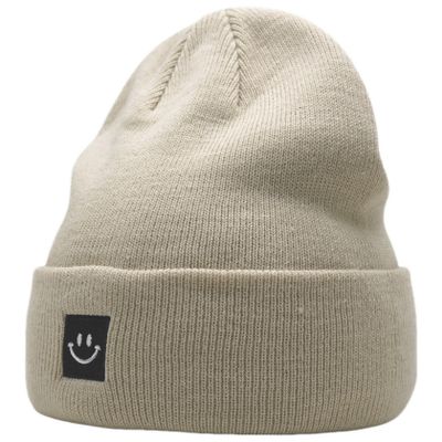 55cube Knit Cuffed Beanie for Women & Men - Stay Warm and Stylish Off White Beanie