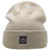 55cube Knit Cuffed Beanie for Women & Men - Stay Warm and Stylish Off White Beanie view 2