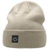 55cube Knit Cuffed Beanie for Women & Men - Stay Warm and Stylish Off White Beanie view 4