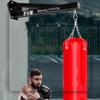 GRRICEPL Heavy Punch Bag Wall Bracket, Boxing Punching Bag Shelf, with Flexible Movable Guide Rails, Multifunctional Sandbag Holder for Gym view 2