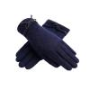 Cozy 1 Pcs Women's Wool Gloves Autumn and Winter Warm Padded Cycling Solid Color Touch Screen Gloves, Women's Gift Gift view 1