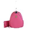 Court Couture Monaco Chevron Peony Tennis/Pickleball Backpack view 3
