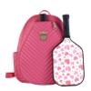 Court Couture Monaco Chevron Peony Tennis/Pickleball Backpack view 4