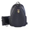 Court Couture Monaco Chevron Onyx Tennis/Pickleball Backpack view 3