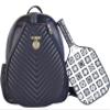 Court Couture Monaco Chevron Onyx Tennis/Pickleball Backpack view 4