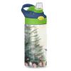 ALAZA Merry Christmas Rabbit Bunny Watercolor12 Oz Kids Water Bottle with Straw Stainless Steel Vacuum Insulated Cup Tumbler for Children Girls, Boys view 1