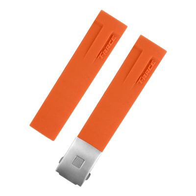 TPUOTI Sports Silicone Watch Bands For Tissot T048 T048.417 Watch Wrist Strap T-Race T-Sports Watchband Bracelet Waterproof Soft Rubber (Color : E, Size : 20MM)