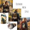 AZITREK Sherpa Puffy Outdoor Blanket for Camping, Traveling, Car, Picnics, Beach, Concert, Stadium Sporting Events - Wearable, Machine Washable, Soft, Warm, Waterproof - 55 X 78 (Yellowstone NP) view 4