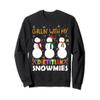 Chillin With My Dietitian Snowmies Xmas Nutritionist Sweatshirt view 1