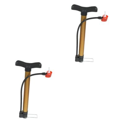 Sosoport 2pcs Pump Compact Inflator for and More Lightweight Design Frame Bracket Easy to Carry Versatile Pump for Cycling and Sports Activities