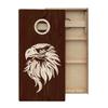 Skip's Garage Wood Eagle & American Flag All-Weather Cornhole Boards - Includes (2) Boards (NO Bags) + NO Additional Accessories view 2