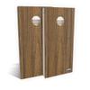 Skip's Garage Trex Havana Gold All-Weather Cornhole Boards - CVC - Include CASE + Hole + Edge Lights view 1