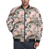 Watercolor Tropical Pattern Jacket Casual Bomber Jackets Full Zip Windbreaker Fashion Coat for Men Women XL view 1