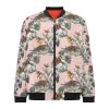 Watercolor Tropical Pattern Jacket Casual Bomber Jackets Full Zip Windbreaker Fashion Coat for Men Women XL view 4