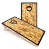 Skip's Garage Burnt Wood Themed All-Weather PVC Cornhole Boards - Includes (2) Boards (Resin Bags) + NO Additional Accessories view 1