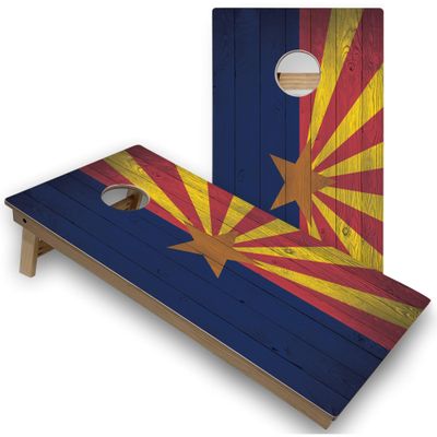 Skip's Garage Arizona Flag All-Weather Cornhole Boards - PVC - NO Accessories