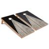 Skip's Garage Black and Dark Grey Pyramid All-Weather Cornhole Boards - PVC - NO Accessories view 1