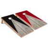 Skip's Garage Black and Red Pyramid All-Weather Cornhole Boards - PVC - NO Accessories view 1