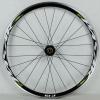 ZECHAO 700c Road Bike Wheel Set,Quick Release Front 2 Rear 4 Bearings Disc Brake V/C Brake Double Layer Aluminum Alloy Rim Rim Height 30MM Wheelset (Color : Black Green, Size : 700c) view 3